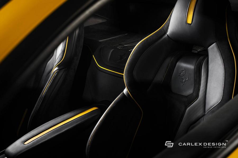 Детали интерьера Ferrari F12berlinetta by Carlex Design 2017 года  (фото 7 из 23)